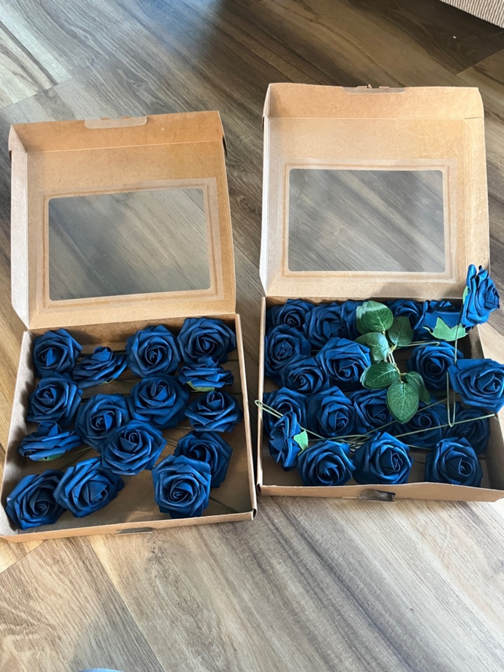 36 Count | Ling’s Moment Navy Blue Avalanche ROSES Wedding Bouquet Flowers